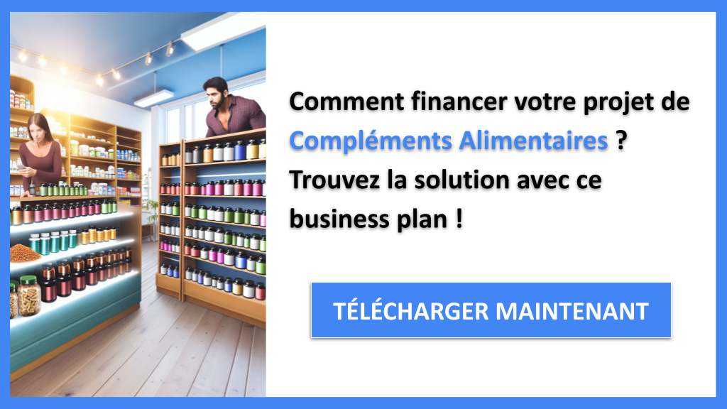 Comment obtenir le financement nécessaire pour un projet Compléments Alimentaires ? 6 Exemple Business Plan pour Compléments Alimentaires - Financement Compléments Alimentaires- CTA1