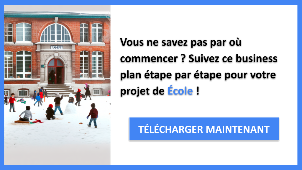 Exemple Business Plan pour École - École Guide de Création- CTA1