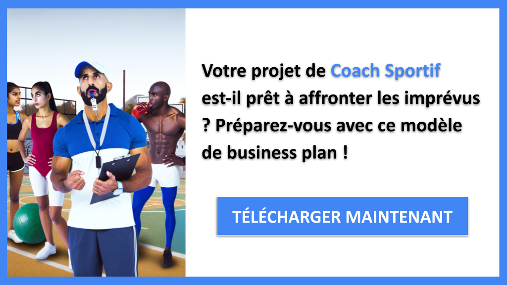 Exemple Business Plan pour Coach Sportif - Gestion des Risques Coach Sportif- CTA1