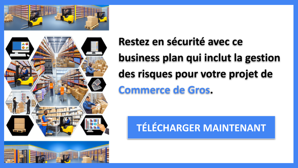 Exemple Business Plan pour Commerce de Gros - Gestion des Risques Commerce de Gros- CTA3