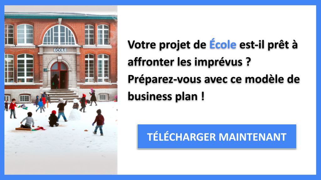 Exemple Business Plan pour École - Gestion des Risques École- CTA1
