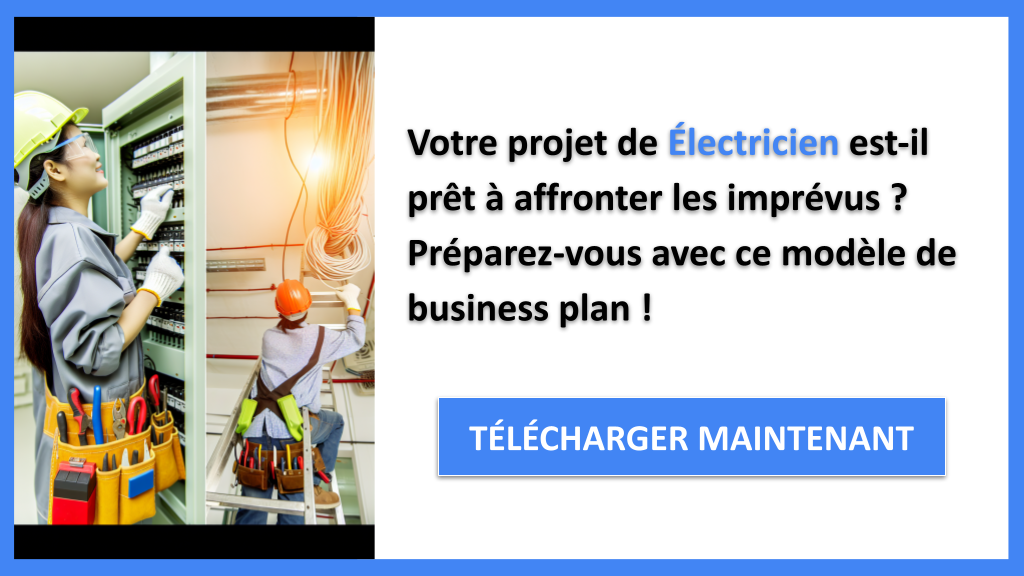 Exemple Business Plan pour Électricien - Gestion des Risques Électricien- CTA1
