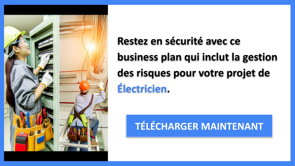 Exemple Business Plan pour Électricien - Gestion des Risques Électricien- CTA3