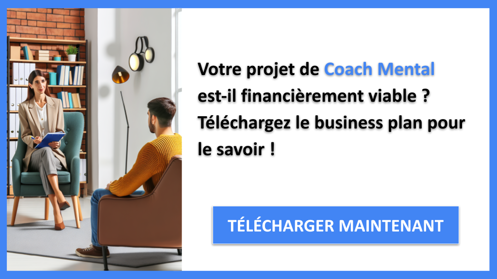 Exemple Business Plan pour Coach Mental - Coach mental Plan financier Exemple- CTA1