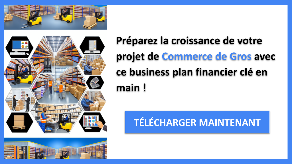 Exemple Business Plan pour Commerce de Gros - Commerce de gros Plan financier Exemple- CTA3