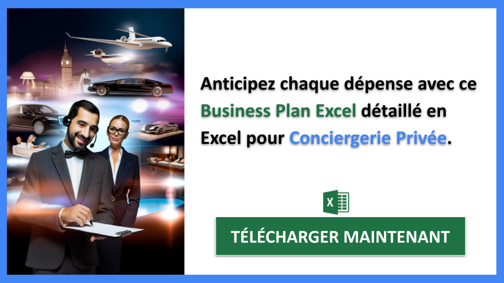 Exemple Business Plan pour Conciergerie Privée - Conciergerie privée Plan financier Exemple- CTA2