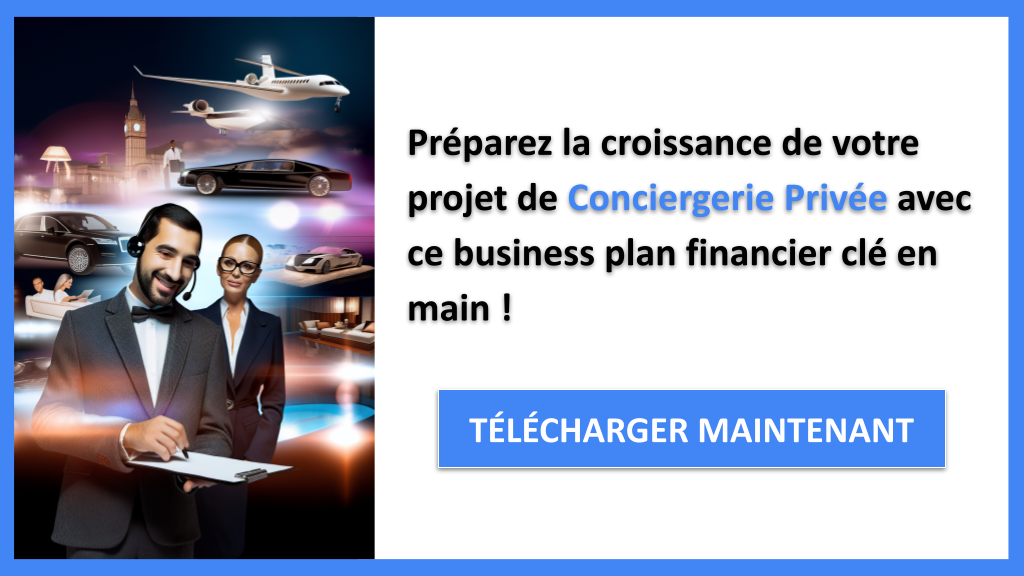 Exemple Business Plan pour Conciergerie Privée - Conciergerie privée Plan financier Exemple- CTA3