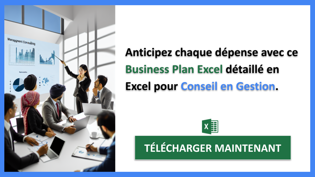 Comment créer un Plan Financier pour un Cabinet de Conseil en Gestion en Excel ? 7 Exemple Business Plan pour Conseil en Gestion - Conseil en gestion Plan financier Exemple- CTA2
