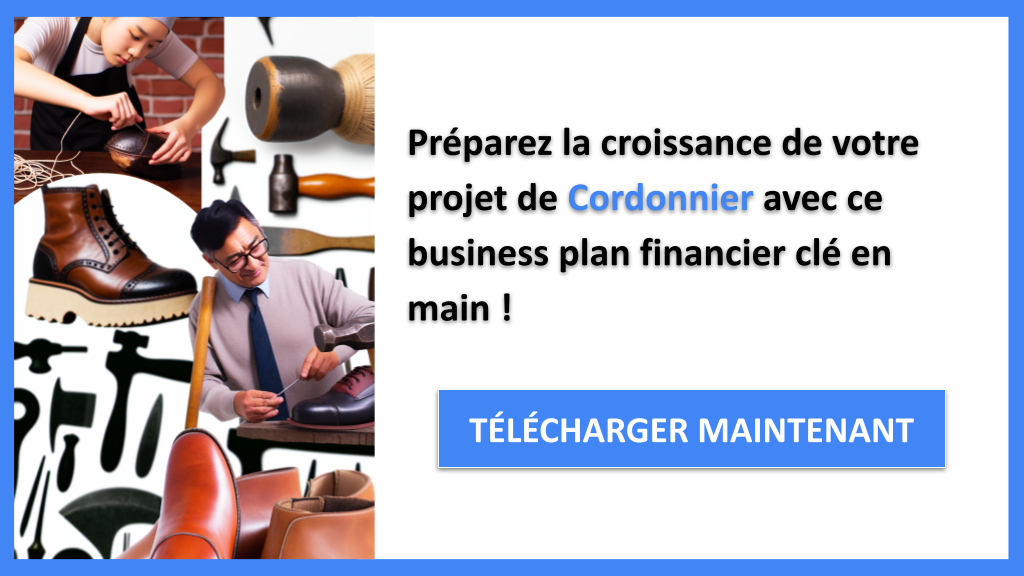 Exemple Business Plan pour Cordonnier - Cordonnier Plan financier Exemple- CTA3