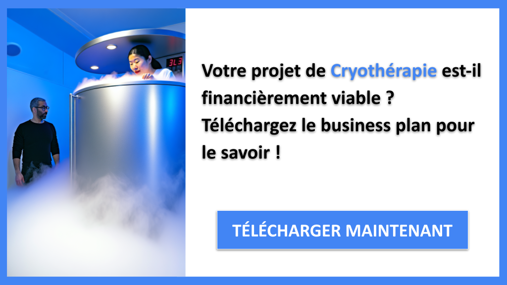 Exemple Business Plan pour Cryothérapie - Cryothérapie Plan financier Exemple- CTA1