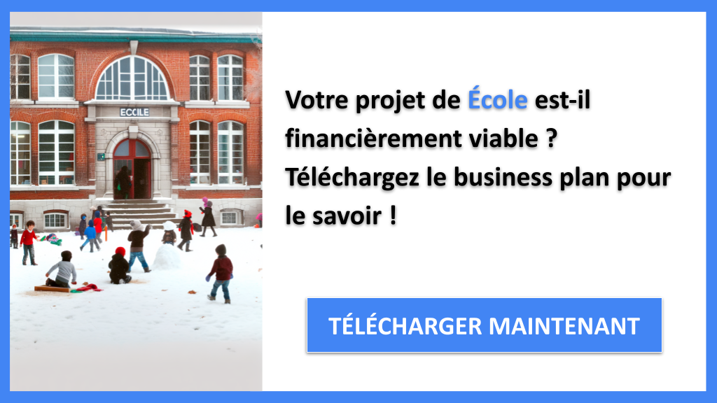 Exemple Business Plan pour École - École Plan financier Exemple- CTA1
