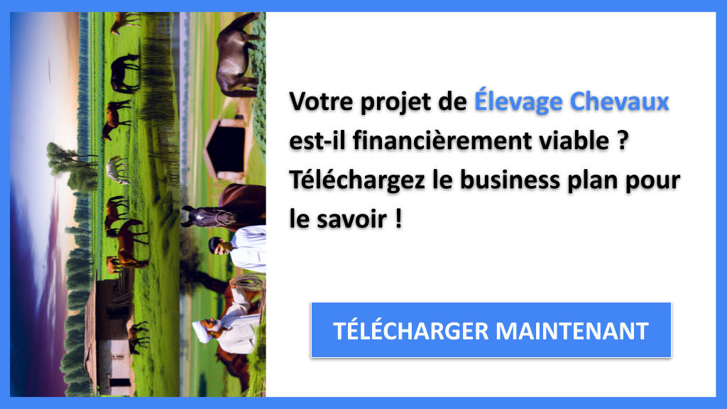 Exemple Business Plan pour Élevage Chevaux - Élevage chevaux Plan financier Exemple- CTA1