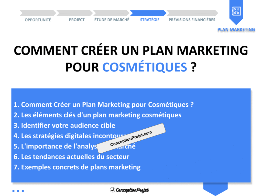 Plan Marketing Cosmetiques Cover