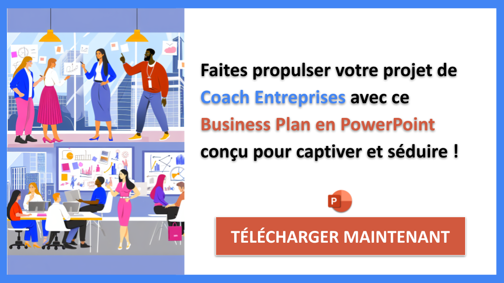Exemple Business Plan pour Coach Entreprises - Plan Marketing Coach Entreprises- CTA3