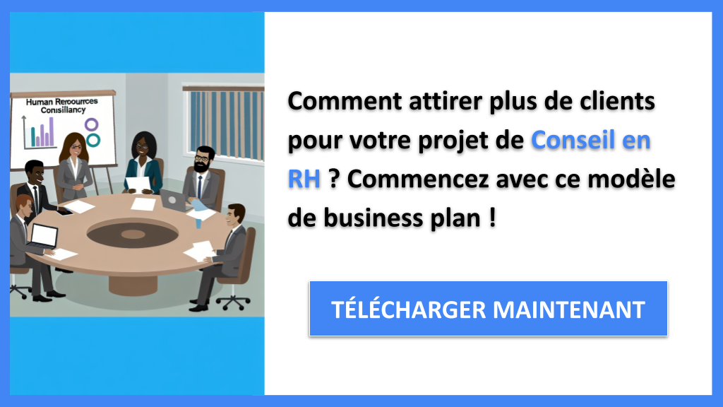 Exemple Business Plan pour Conseil en RH - Plan Marketing Conseil en RH- CTA1