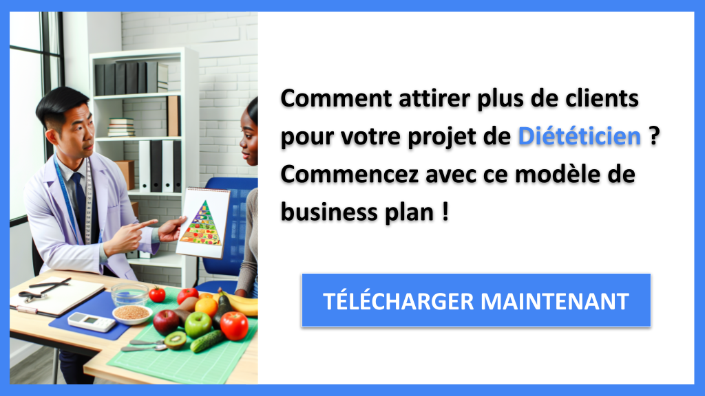 Exemple Business Plan pour Diététicien - Plan Marketing Diététicien- CTA1