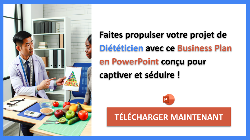 Exemple Business Plan pour Diététicien - Plan Marketing Diététicien- CTA3