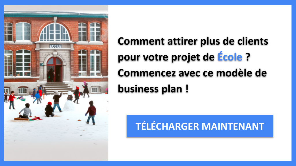 Exemple Business Plan pour École - Plan Marketing École- CTA1