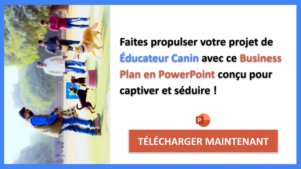Exemple Business Plan pour Éducateur Canin - Plan Marketing Éducateur Canin- CTA3