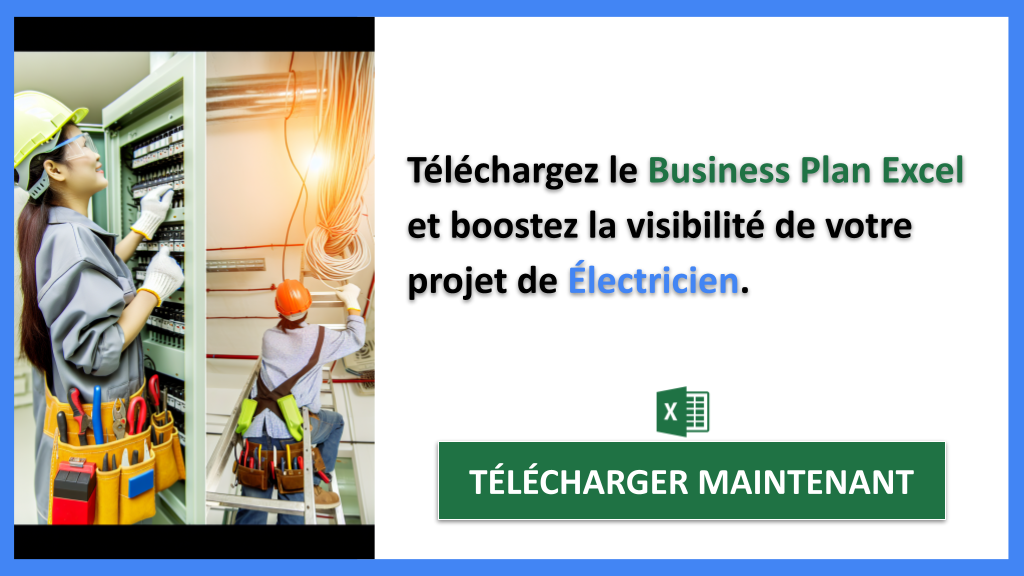 Exemple Business Plan pour Électricien - Plan Marketing Électricien- CTA2