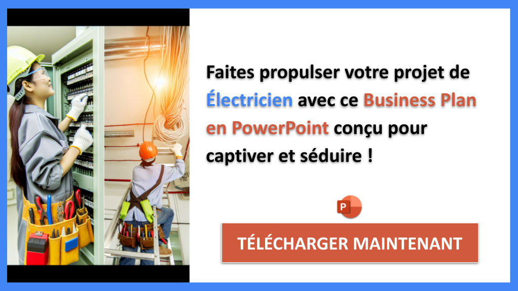Exemple Business Plan pour Électricien - Plan Marketing Électricien- CTA3