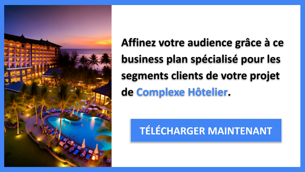 Exemple Business Plan pour Complexe Hôtelier - Segments Clients Complexe Hôtelier- CTA2