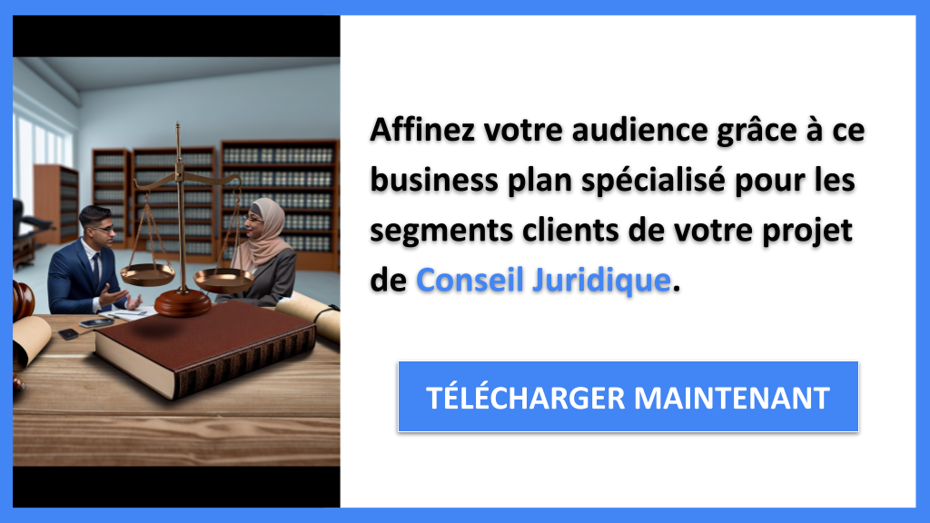 Comment Identifier les Segments Clients pour Conseil Juridique ? 7 Exemple Business Plan pour Conseil Juridique - Segments Clients Conseil Juridique- CTA2