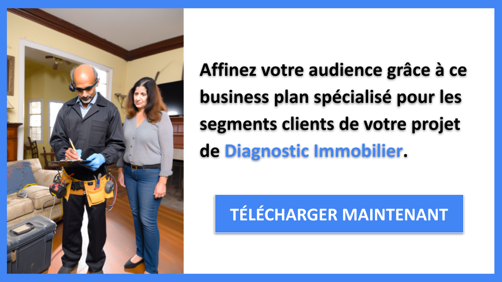 Exemple Business Plan pour Diagnostic Immobilier - Segments Clients Diagnostic Immobilier- CTA2