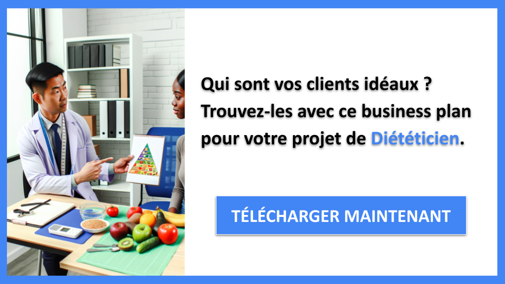 Exemple Business Plan pour Diététicien - Segments Clients Diététicien- CTA1