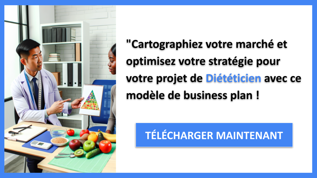 Exemple Business Plan pour Diététicien - Segments Clients Diététicien- CTA3