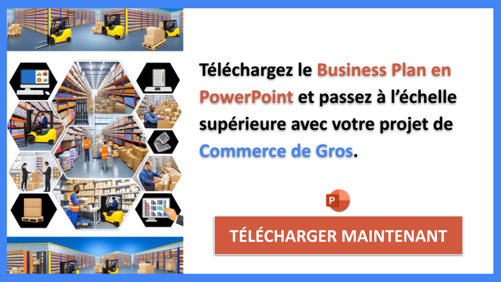 Exemple Business Plan pour Commerce de Gros - Stratégies de Croissance Commerce de Gros- CTA2