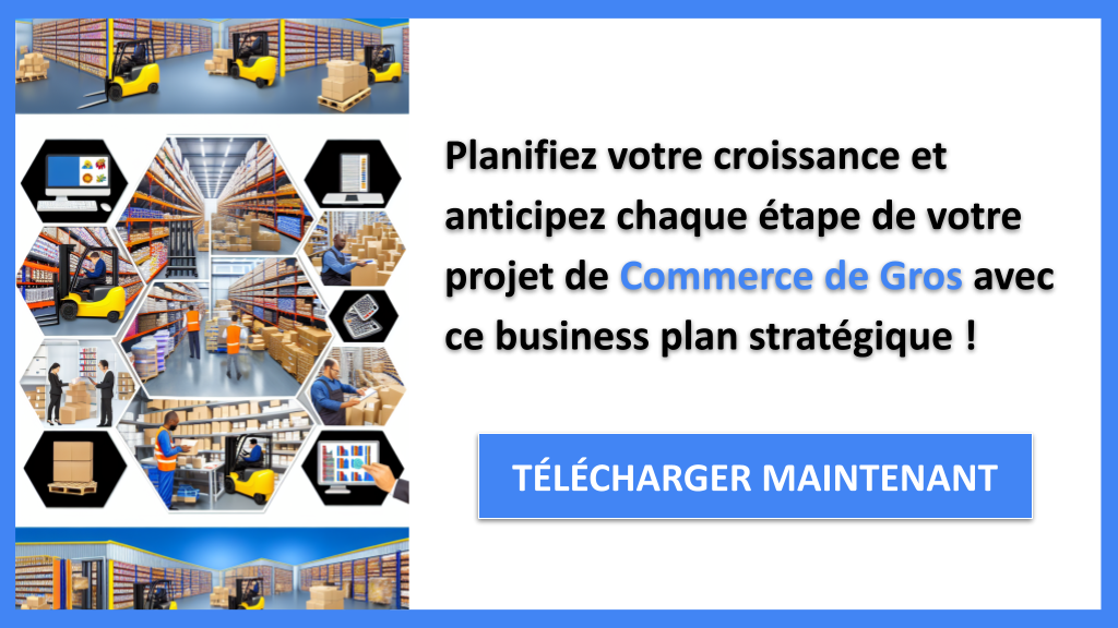 Exemple Business Plan pour Commerce de Gros - Stratégies de Croissance Commerce de Gros- CTA3