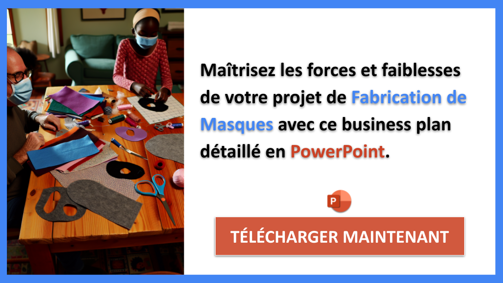 Exemple Business Plan pour Fabrication de Masques - Exemple Analyse SWOT Fabrication de Masques- CTA2