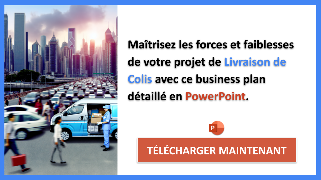 Exemple Business Plan pour Livraison de Colis - Analyse SWOT Livraison de Colis- CTA2