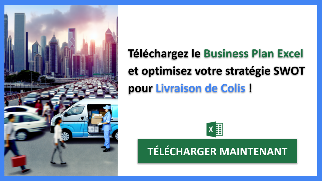 Exemple Business Plan pour Livraison de Colis - Analyse SWOT Livraison de Colis- CTA3