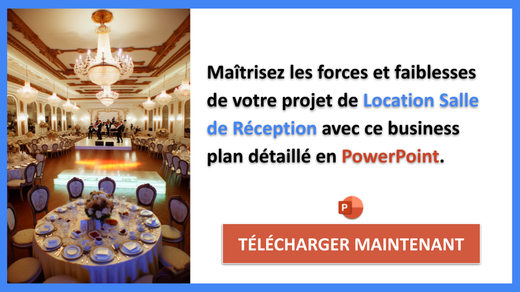 Exemple Business Plan pour Location Salle de Réception - Analyse SWOT Location Salle de Réception- CTA2