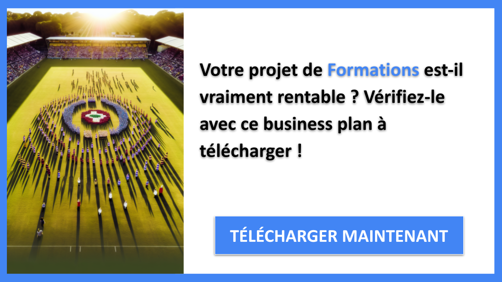 Formations : combien peut rapporter une activité de formation en ligne ? 6 Exemple Business Plan pour Formations - Formations Revenus Rentabilité- CTA1