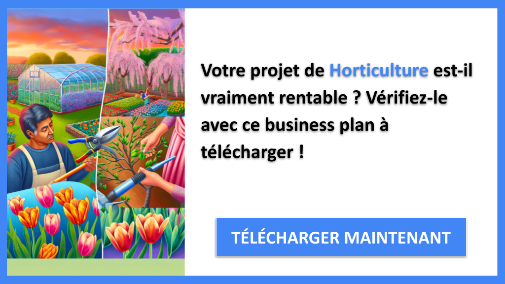 Exemple Business Plan pour Horticulture - Horticulture Revenus Rentabilité- CTA1