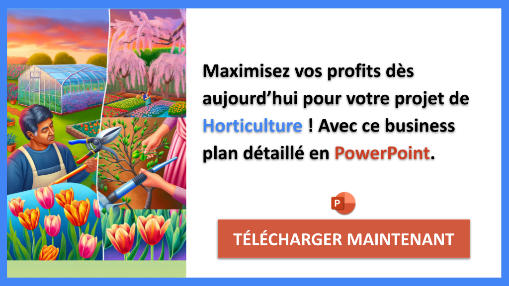 Exemple Business Plan pour Horticulture - Horticulture Revenus Rentabilité- CTA3