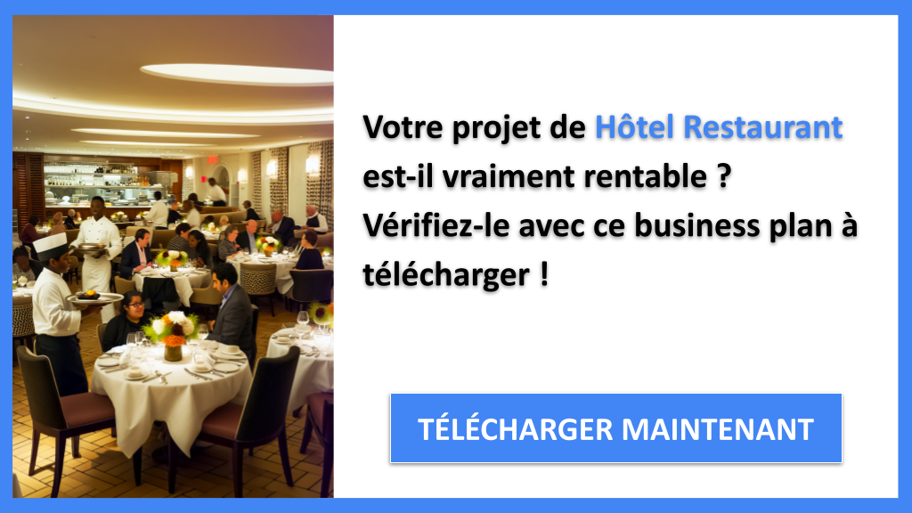 Exemple Business Plan pour Hôtel Restaurant - Hôtel Restaurant Revenus Rentabilité- CTA1