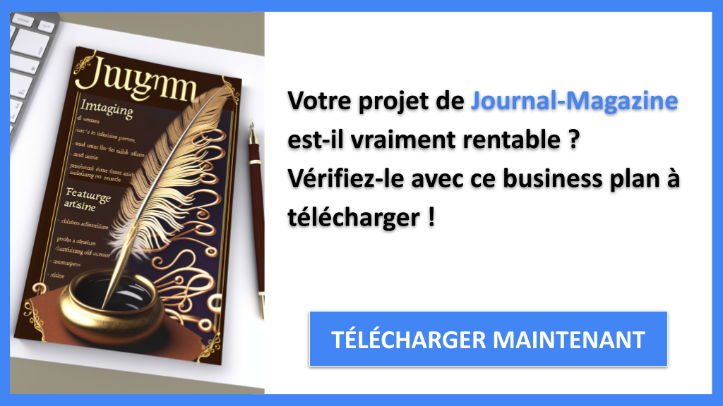 Exemple Business Plan pour Journal-Magazine - Journal-Magazine Revenus Rentabilité- CTA1
