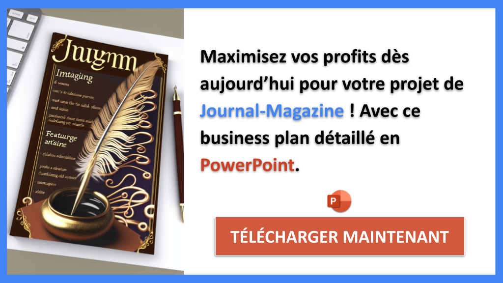 Exemple Business Plan pour Journal-Magazine - Journal-Magazine Revenus Rentabilité- CTA3