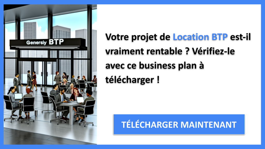 Exemple Business Plan pour Location BTP - Location BTP Revenus Rentabilité- CTA1