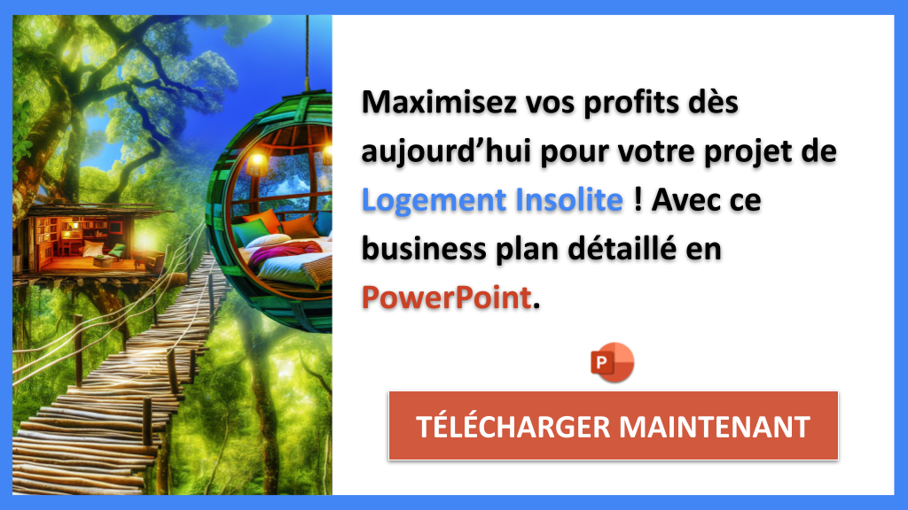 Exemple Business Plan pour Logement Insolite - Logement Insolite Revenus Rentabilité- CTA3