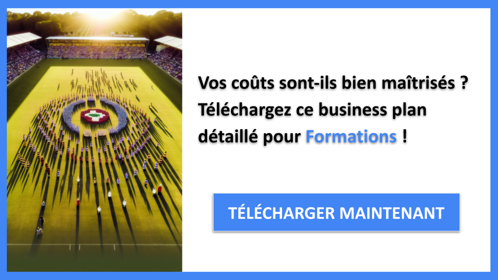 Exemple Business Plan pour Formations - Coût de création d'une activité de Formations- CTA1