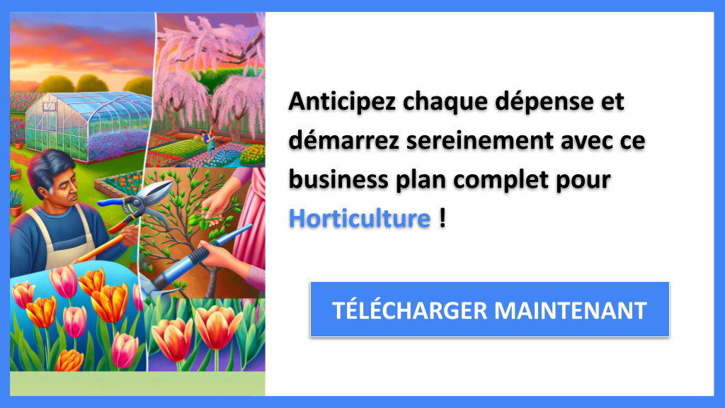 Exemple Business Plan pour Horticulture - Coût de mise en œuvre d'une activité d'Horticulture- CTA3