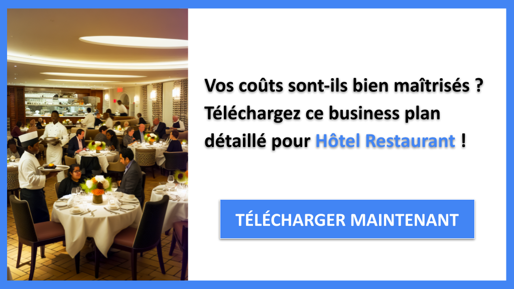 Exemple Business Plan pour Hôtel Restaurant - Coût de lancement d'un Hôtel Restaurant- CTA1