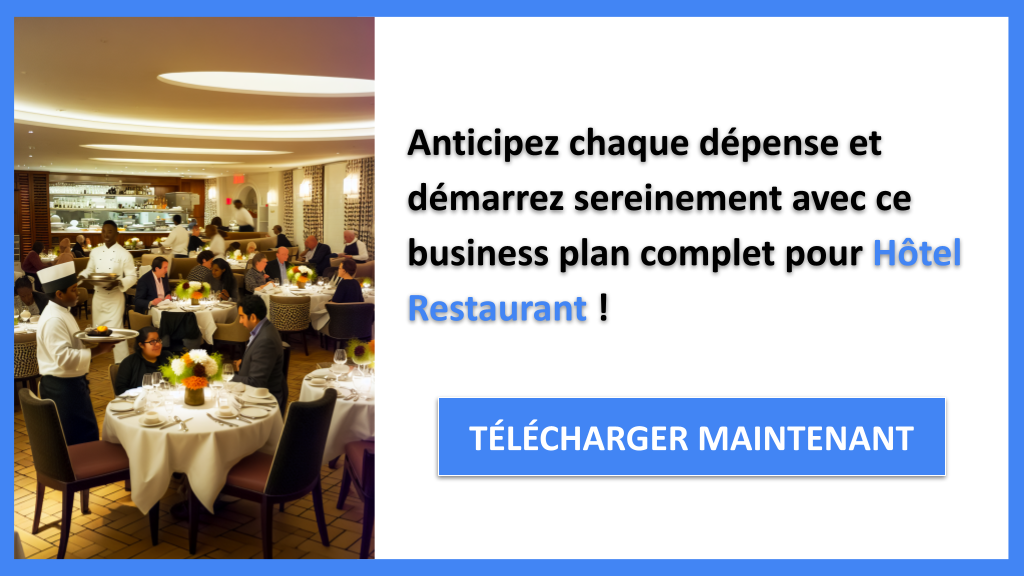 Exemple Business Plan pour Hôtel Restaurant - Coût de lancement d'un Hôtel Restaurant- CTA3