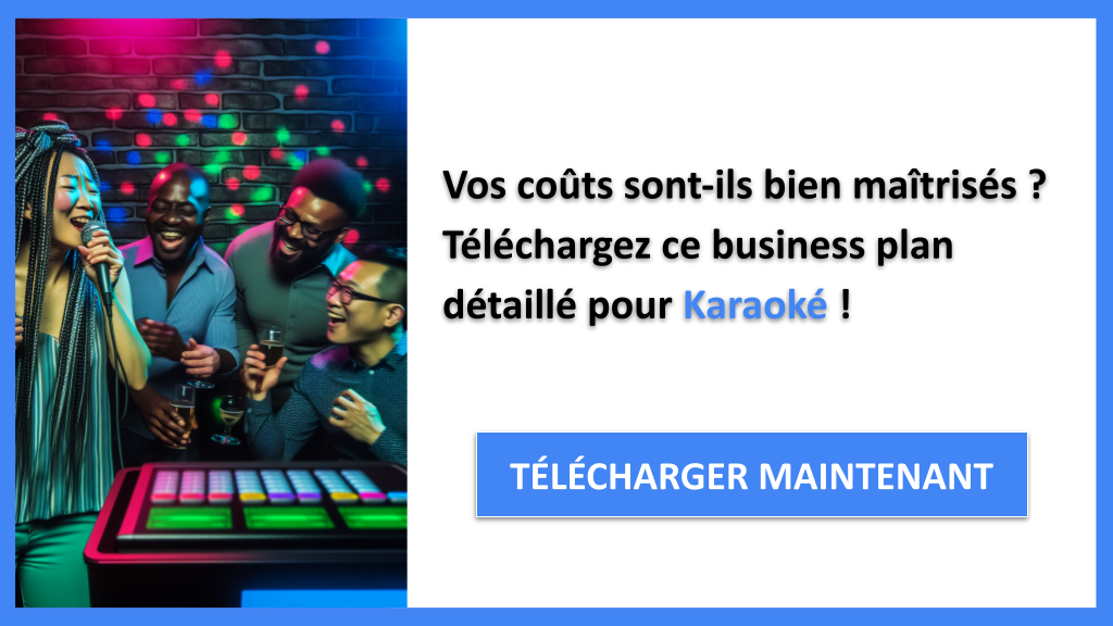 Exemple Business Plan pour Karaoké - Coût de lancement d'une activité de Karaoké- CTA1