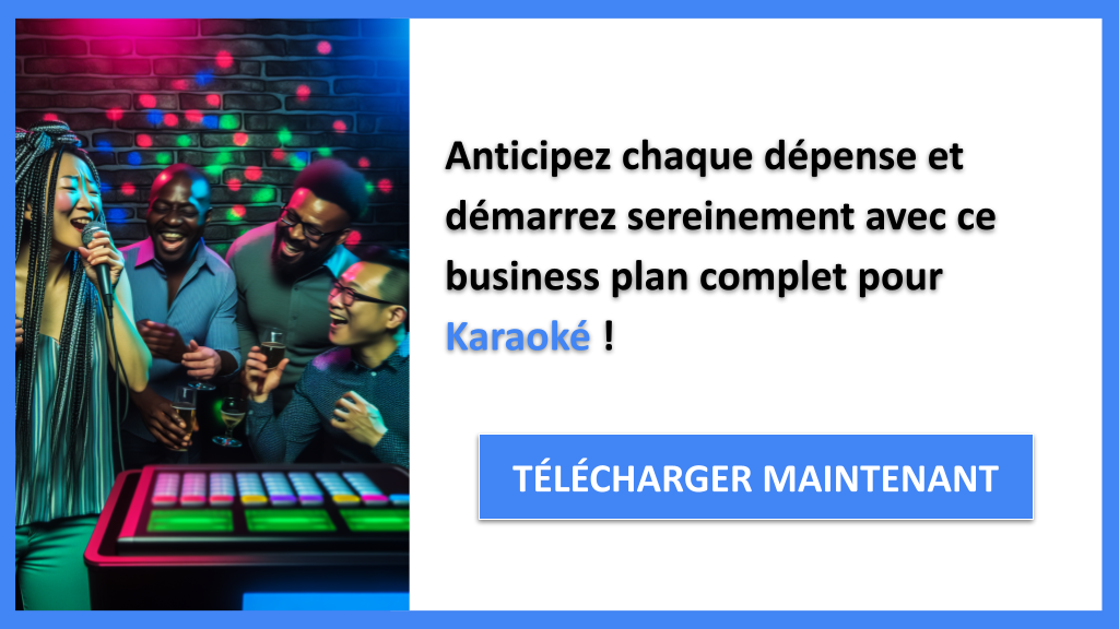 Exemple Business Plan pour Karaoké - Coût de lancement d'une activité de Karaoké- CTA3